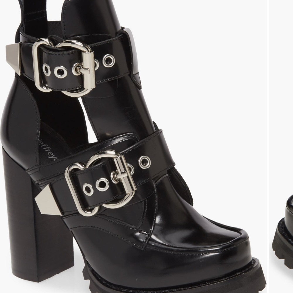 Jeffrey Campbell Craven Buckle Strap Bootie